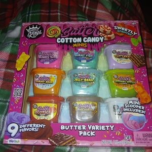 New Butter Cotten Candy Minis With 9 Different Flavors